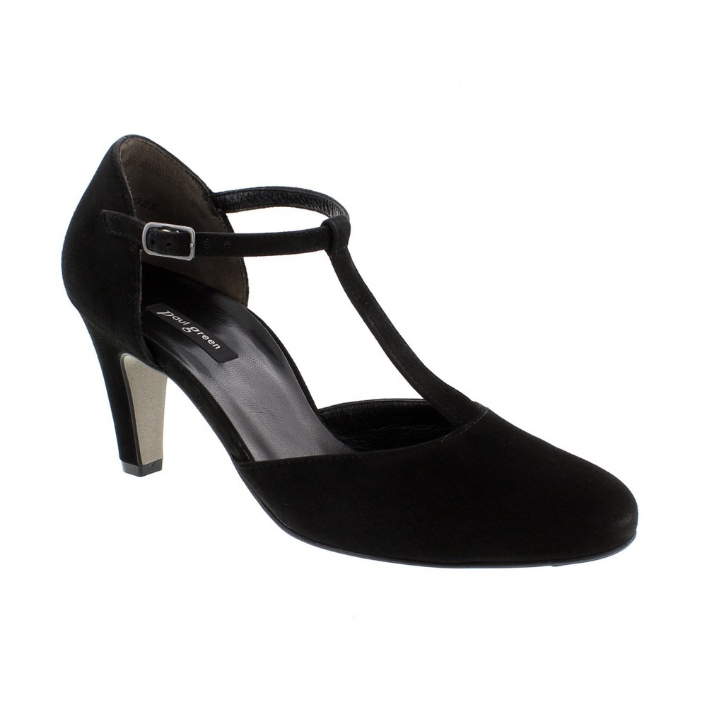 Paul Green Leather Comfort Shoes T-Strap| European Luxury | Made in Austria